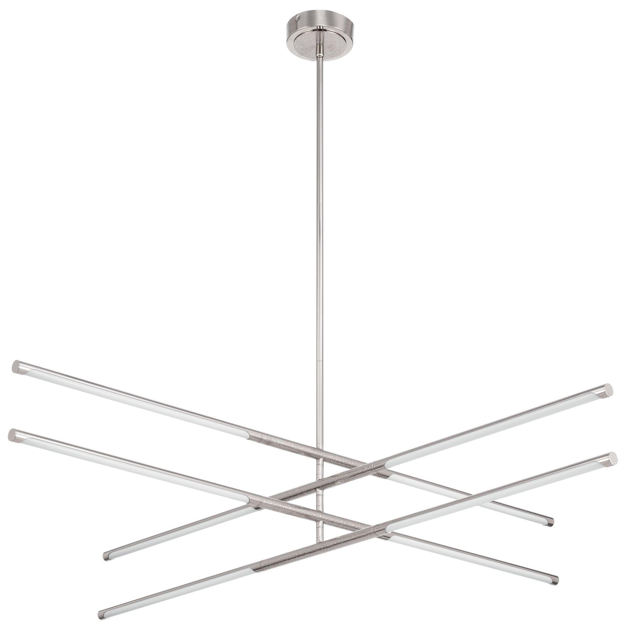 Thesis Overture 48" 8 Light Polished Nickel 5CCT LED Chandelier