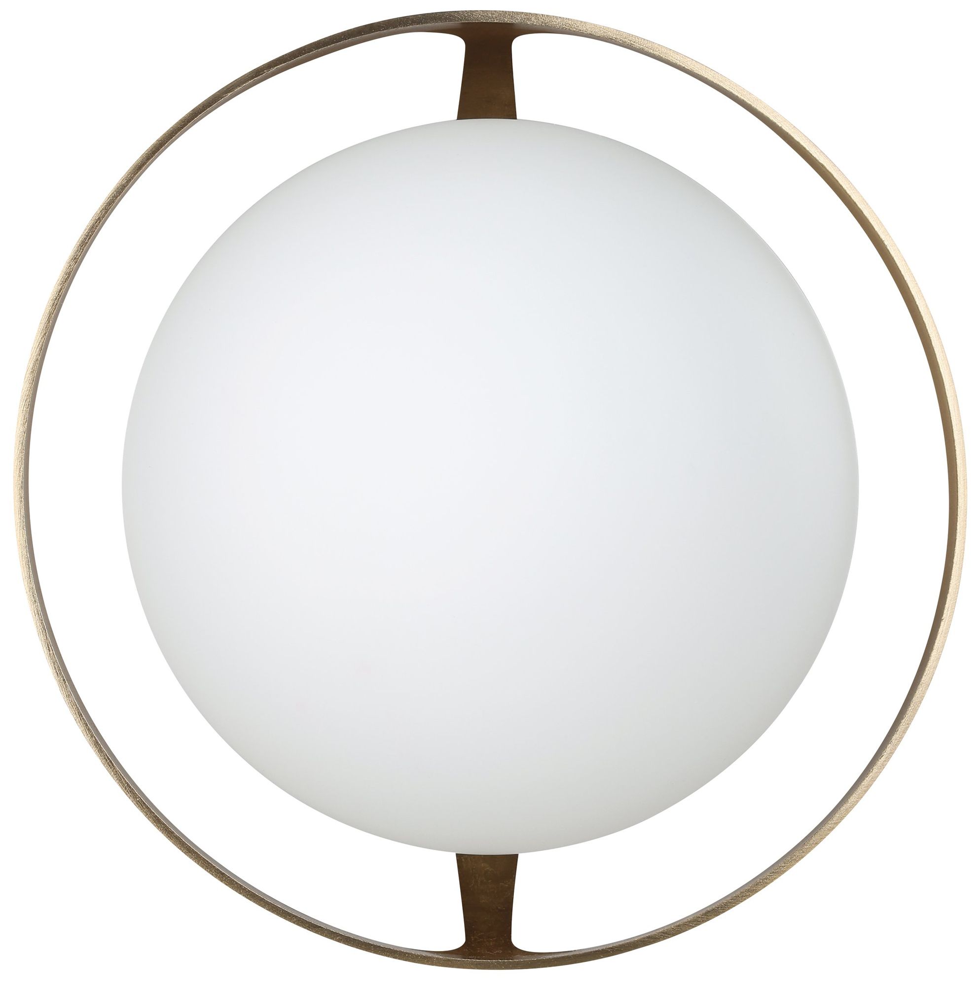 Image 4 Thesis Parker 6" Champagne Gold Vanity Light with Etched Opal Glass Shade more views
