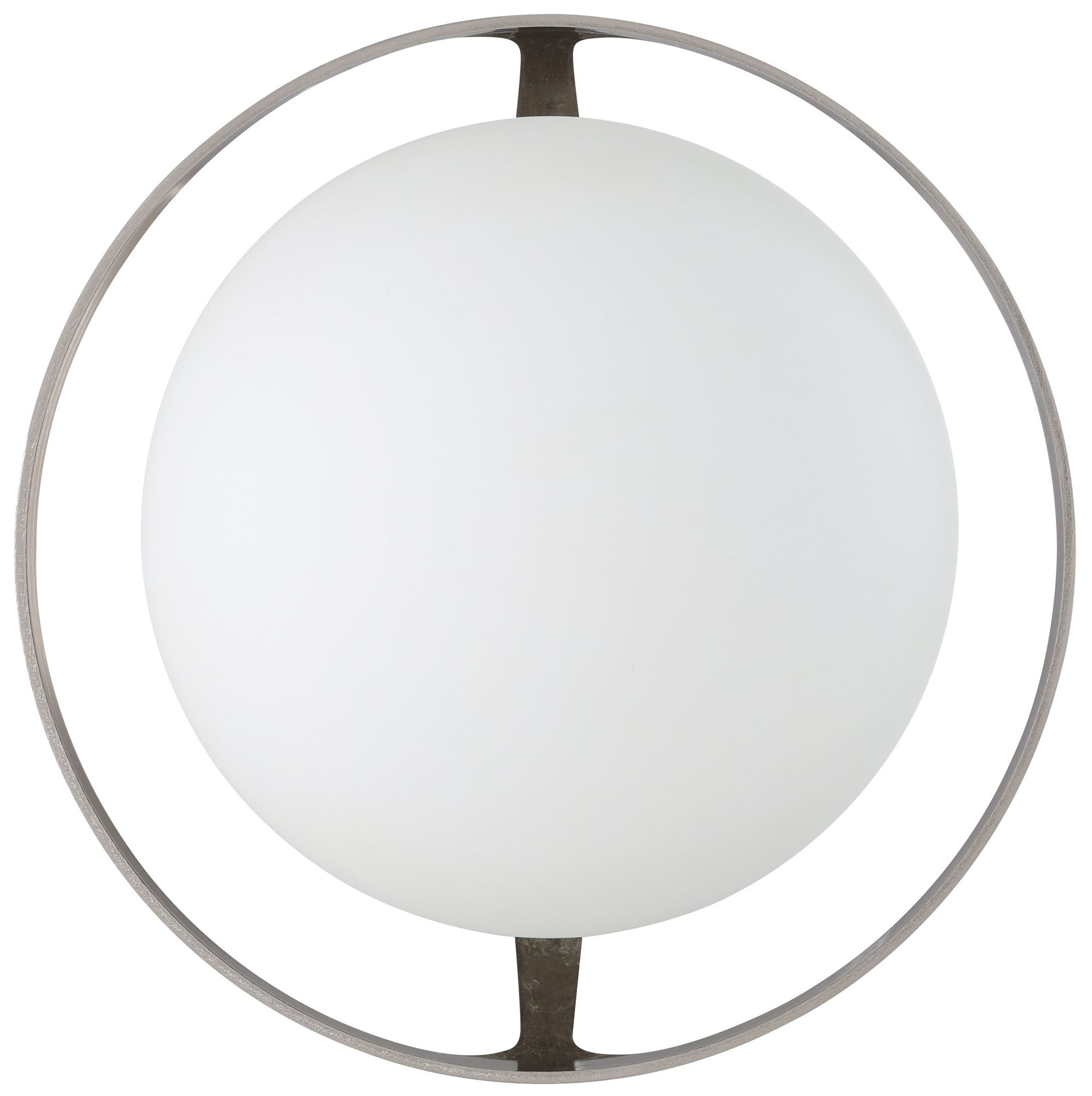 Image 4 Thesis Parker 6-inch Brushed Nickel Vanity Light - Etched Opal Glass Shade more views
