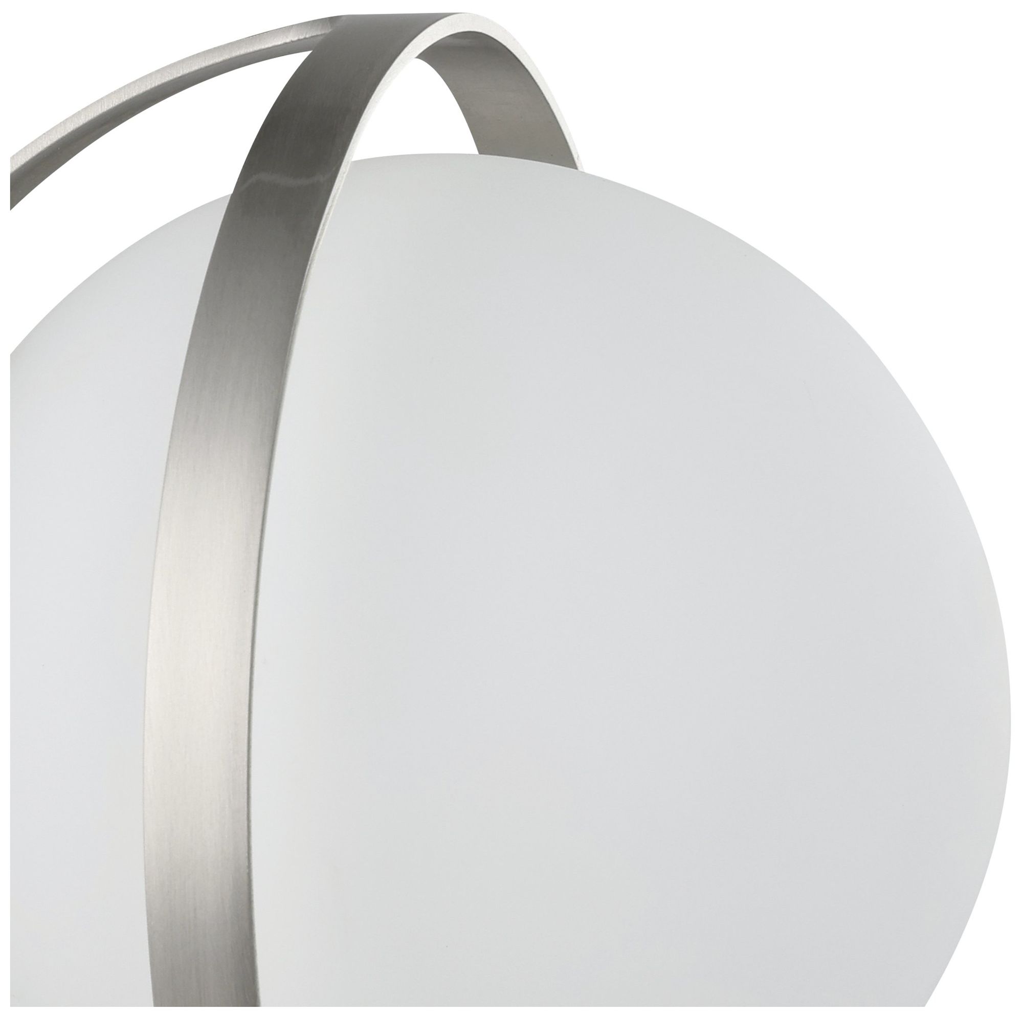 Image 5 Thesis Parker 6-inch Brushed Nickel Vanity Light - Etched Opal Glass Shade more views
