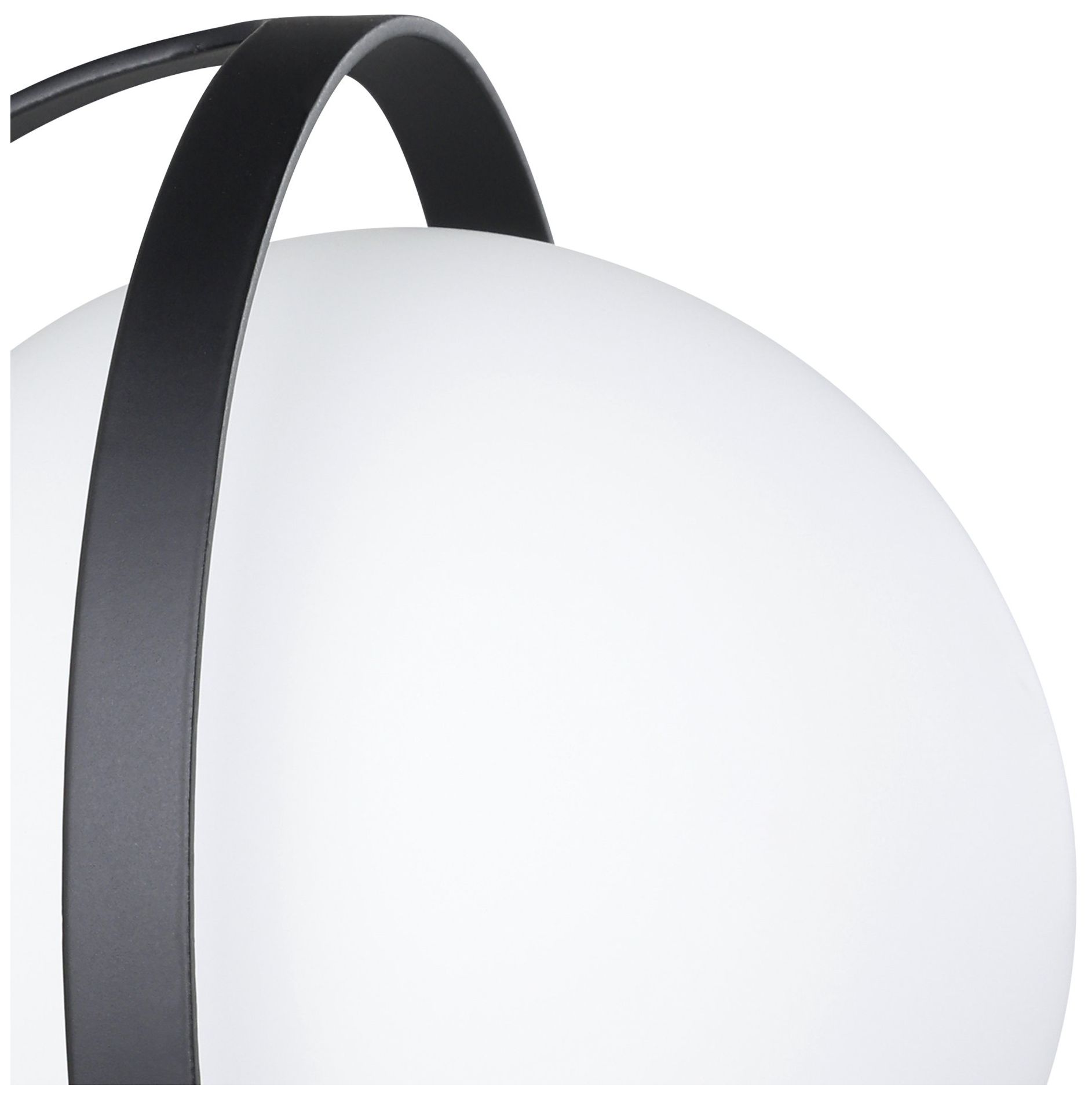 Image 5 Thesis Parker 6-inch Matte Black Vanity Light with Etched Opal Glass Shade more views