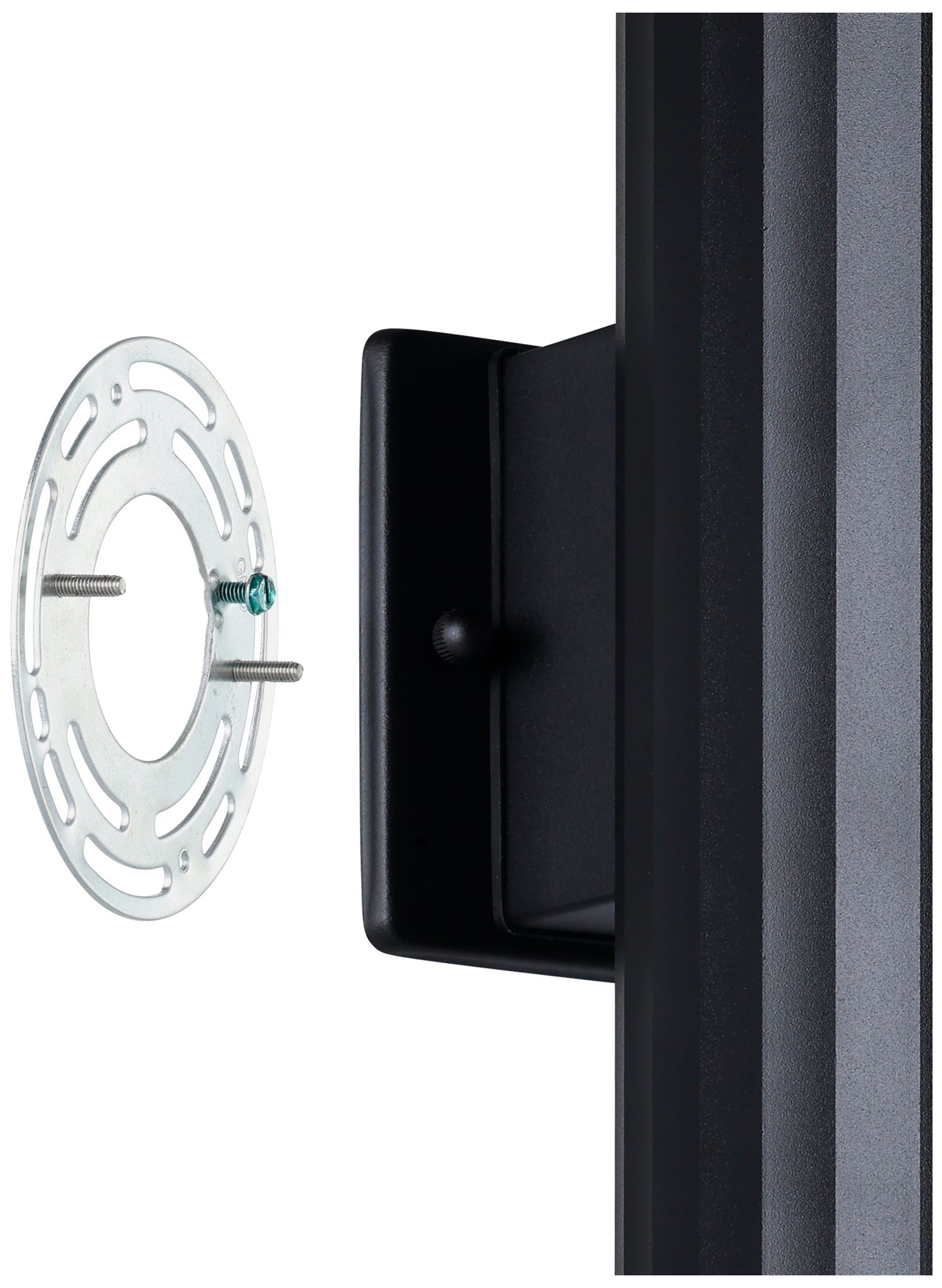 Thesis Portillo 13 inch 2-light Black Exterior Wall Sconce