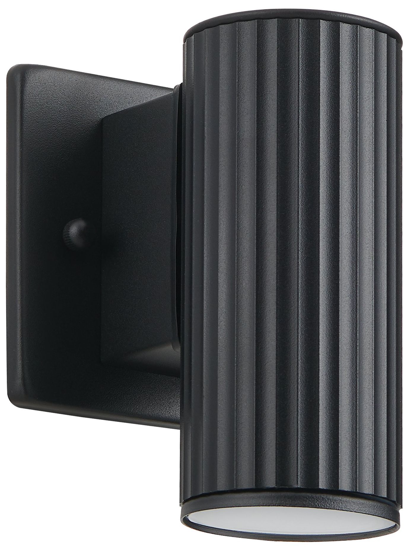 Thesis Portillo 6 inch 1-light Black Exterior Wall Sconce