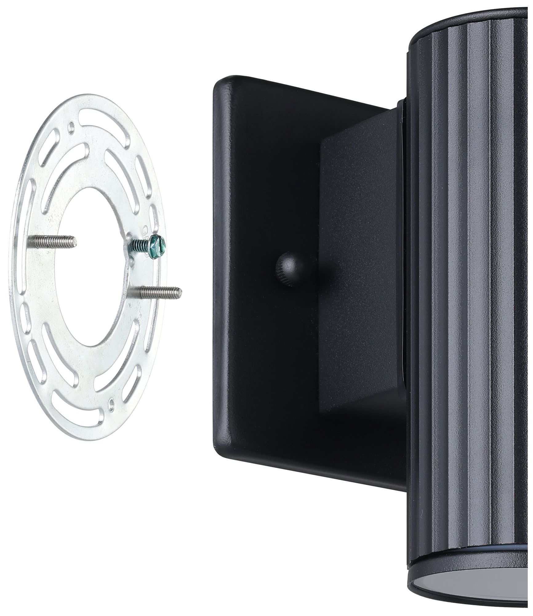 Image 6 Thesis Portillo 6 inch 1-light Black Exterior Wall Sconce more views