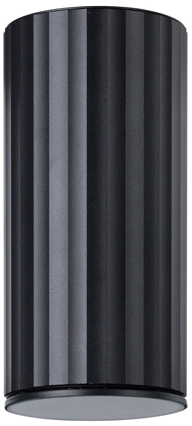 Image 4 Thesis Portillo 8" 1 Light Black Exterior Wall Sconce, Black Aluminum Shade more views