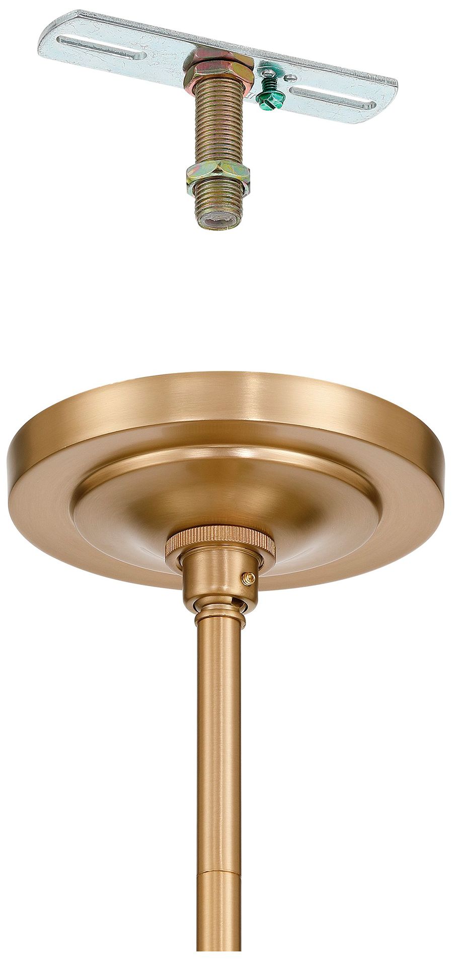 Image 6 Thesis Presley 36" 4 Light Champagne Gold Chandelier w/ Clear Glass Drops more views