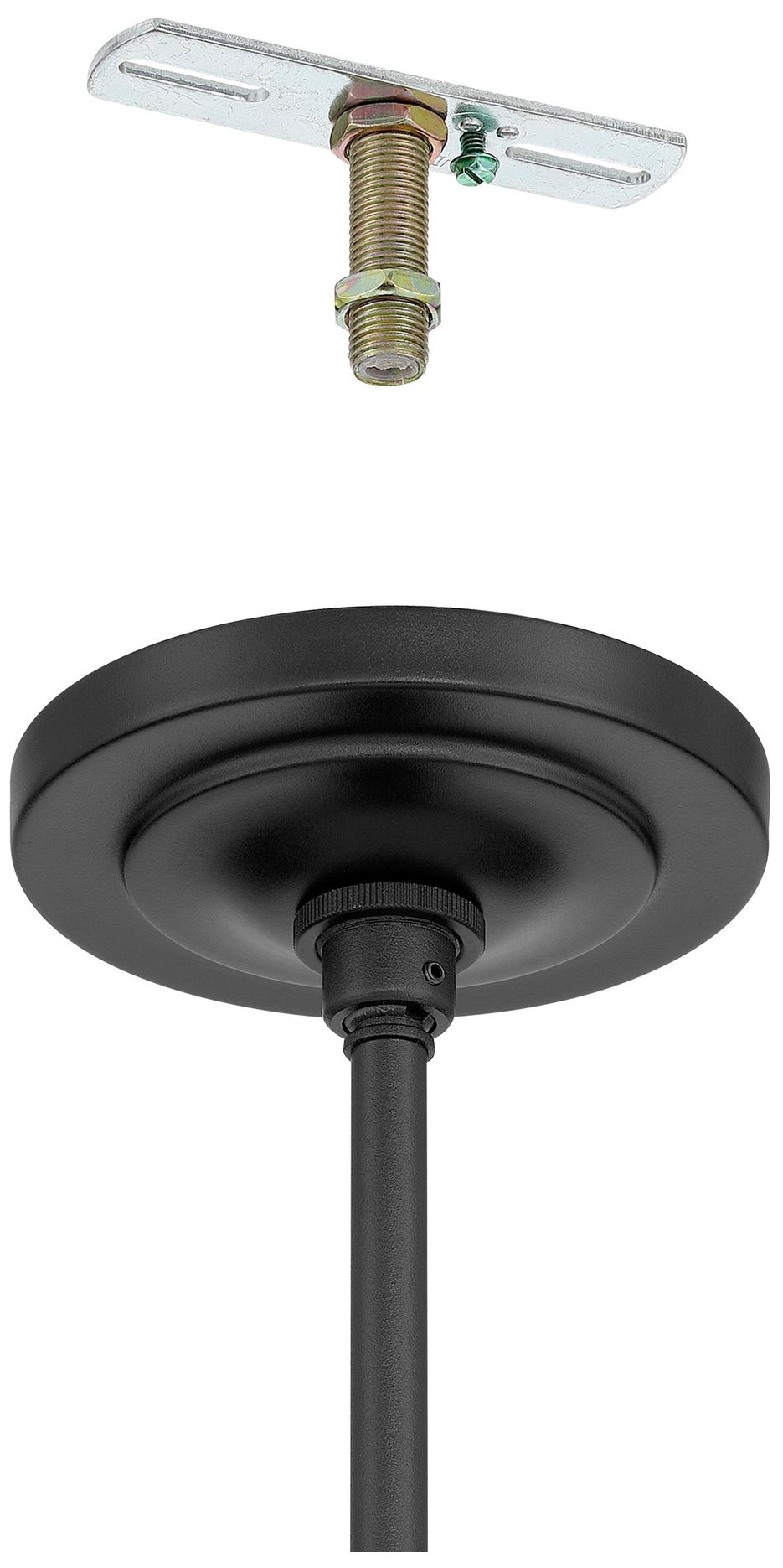 Image 6 Thesis Presley 36" 4 Light Textured Black Chandelier with Clear Glass Drops more views