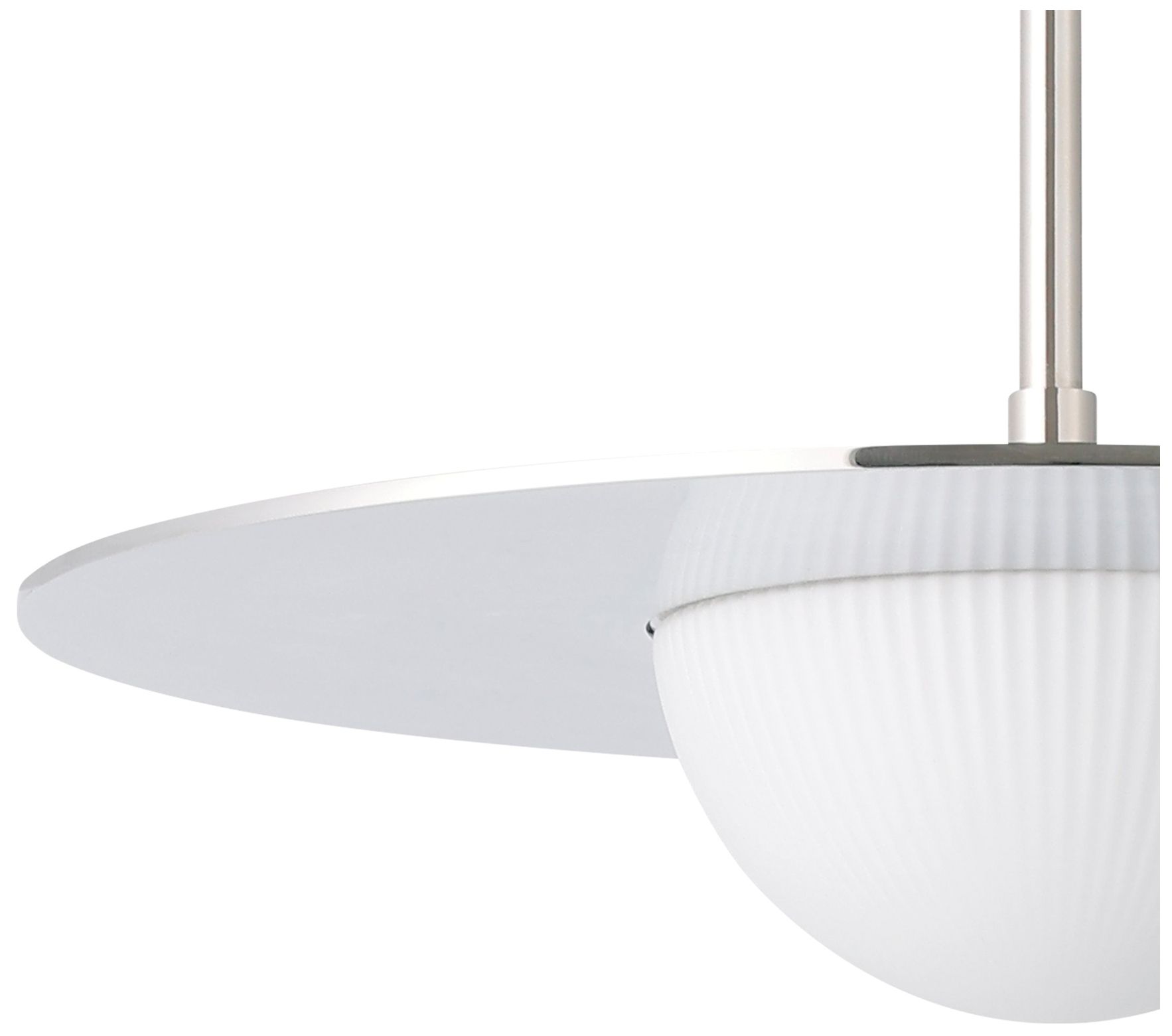 Image 6 Thesis Solstice 16" Polished Nickel 5CCT LED Convertible Pendant more views