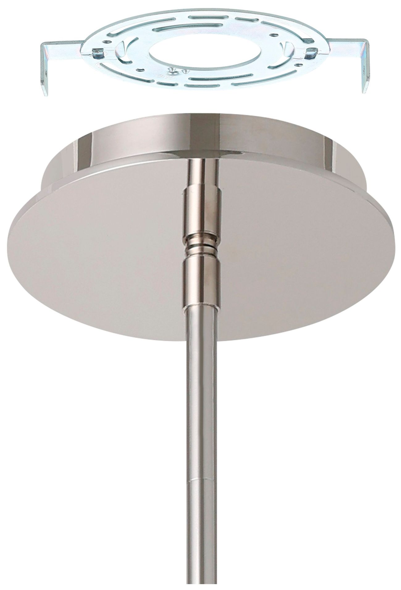 Image 7 Thesis Solstice 16" Polished Nickel 5CCT LED Convertible Pendant more views