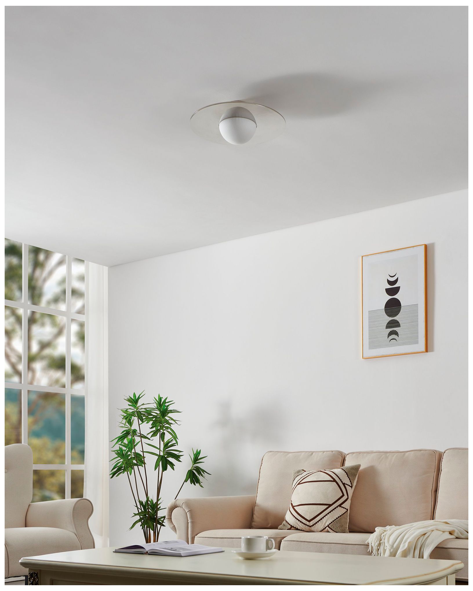 Thesis Solstice 16" Polished Nickel 5CCT LED Convertible Pendant