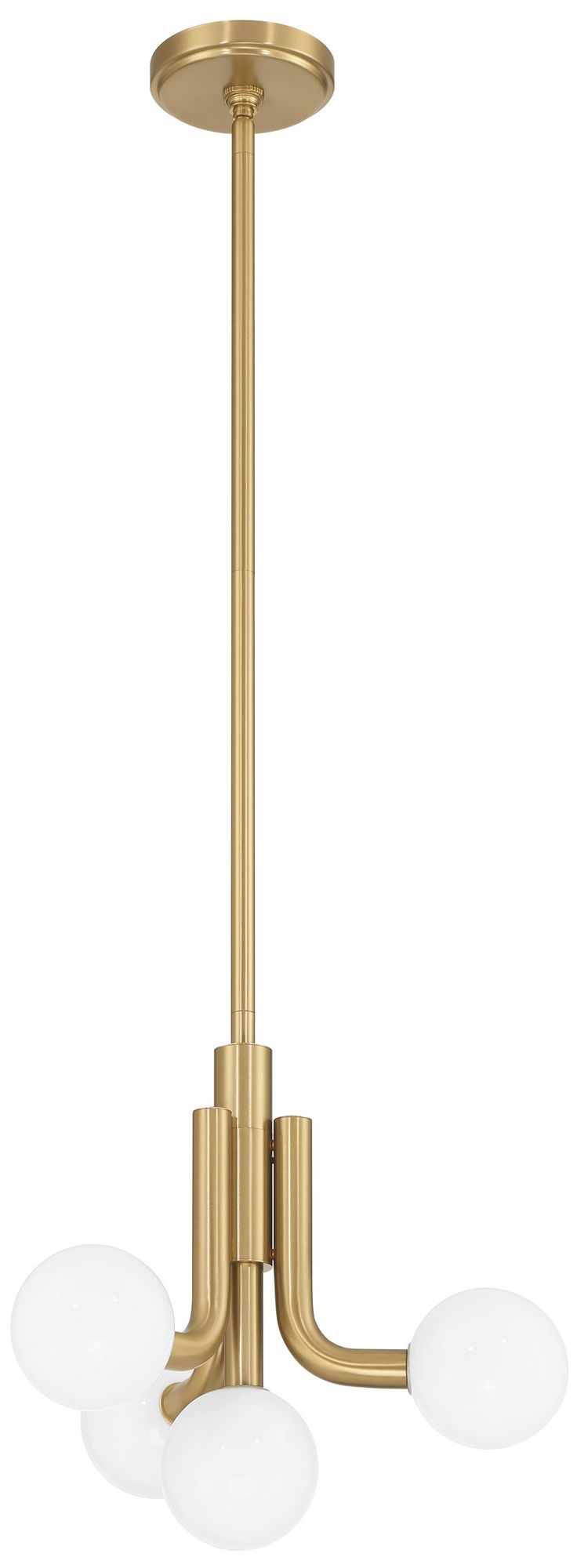 Thesis Stockholm 16" 4 Light Champagne Gold Convertible Pendant