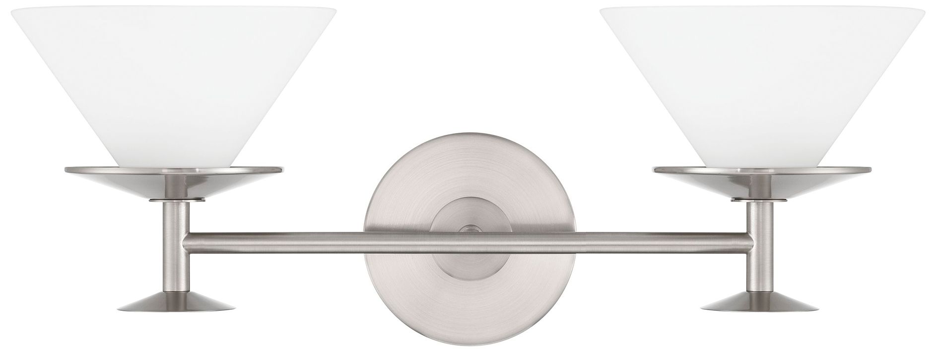 Image 5 Thesis Tremolo 20" Br. Nickel / Polished Nickel Vanity Light, Etched G more views