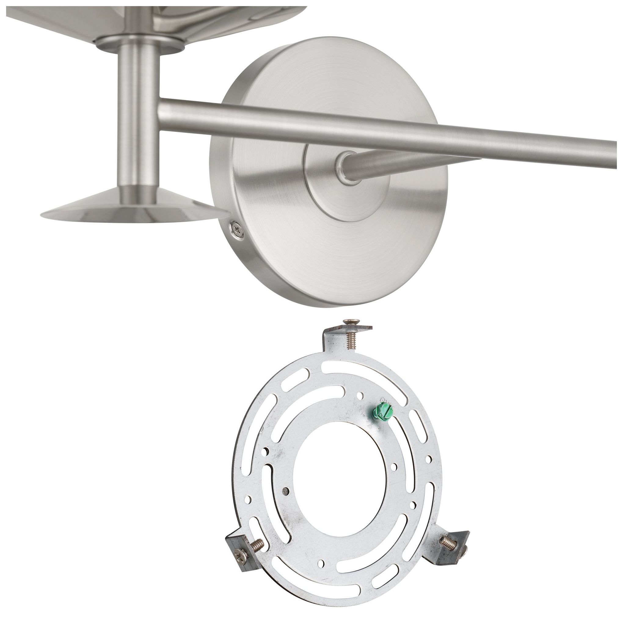Image 7 Thesis Tremolo 20" Br. Nickel / Polished Nickel Vanity Light, Etched G more views
