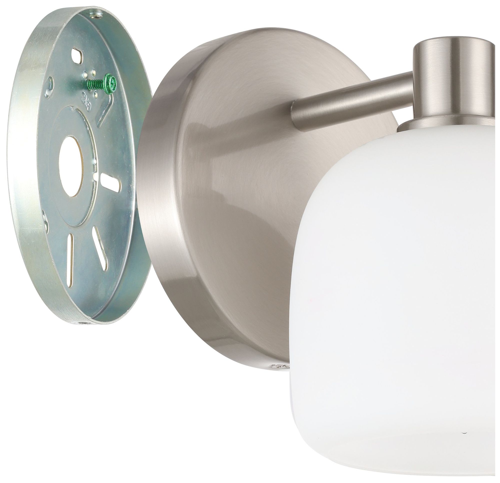 Image 6 Thesis Valentina 24" Champagne Gold Vanity Light w/ Etched Opal Glass more views