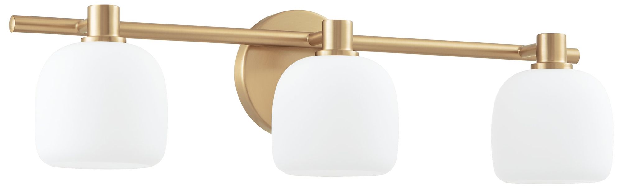 Thesis Valentina 24" Champagne Gold Vanity Light w/ Etched Opal Glass