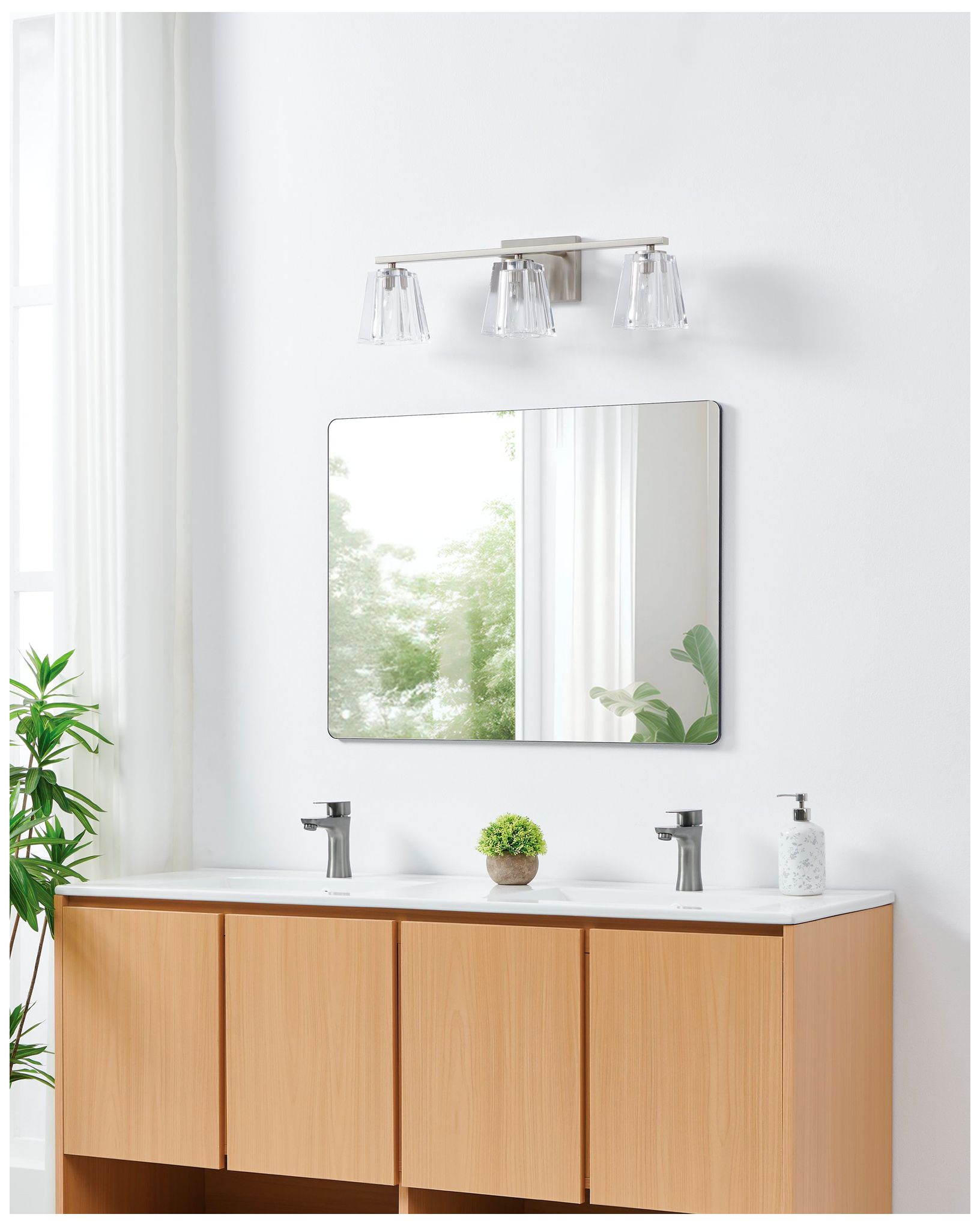 Thesis Valentina 5" Champagne Gold Vanity Light w/ Etched Opal Glass
