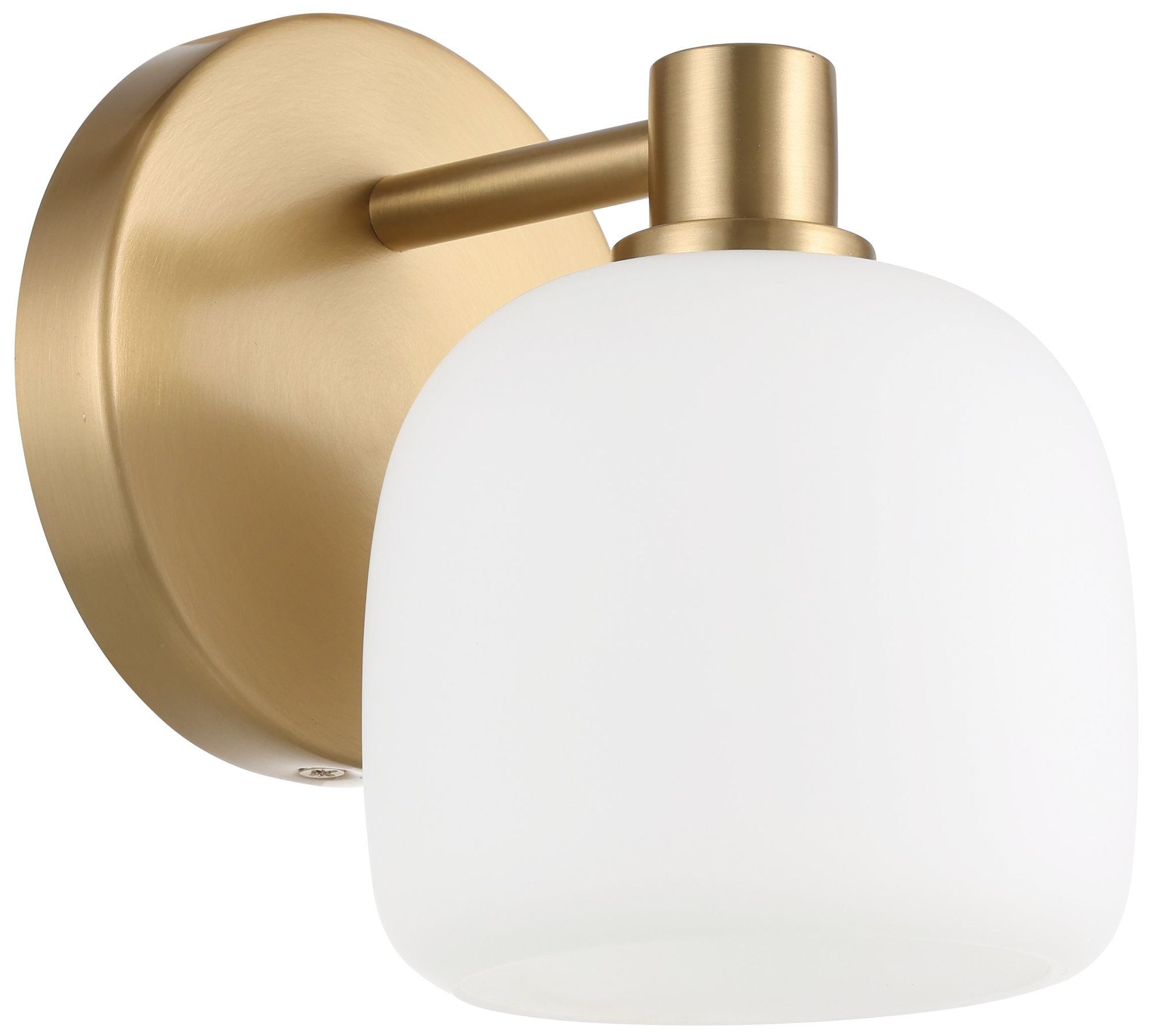 Thesis Valentina 5" Champagne Gold Vanity Light w/ Etched Opal Glass