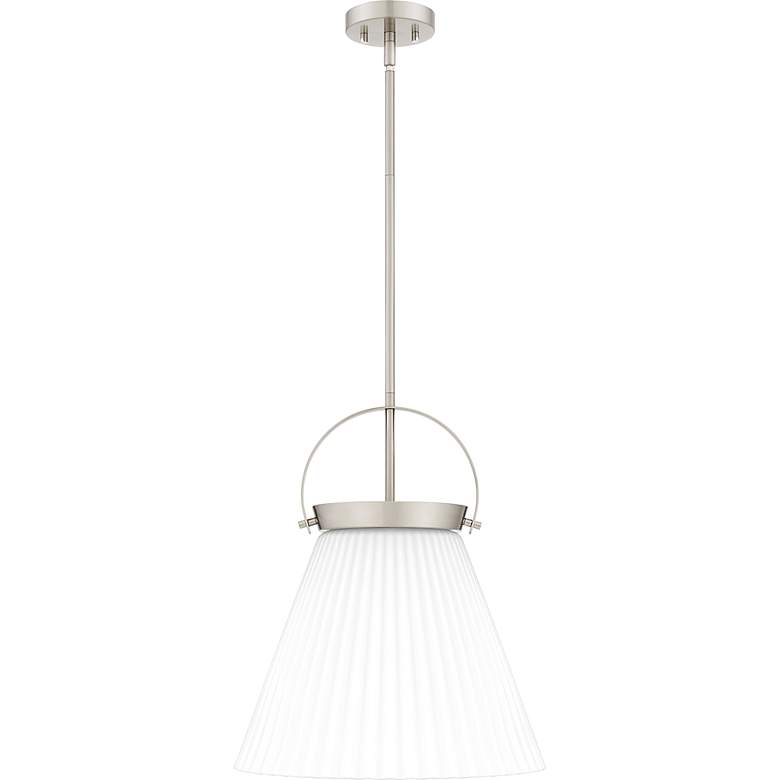 Image 3 Thibault 1-Light Brushed Nickel Pendant Light more views