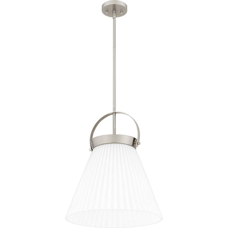 Image 4 Thibault 1-Light Brushed Nickel Pendant Light more views