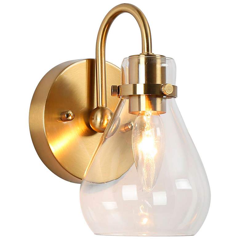 Image 2 Thimbleweed 8 1/4" High Plating Brass Wall Sconce