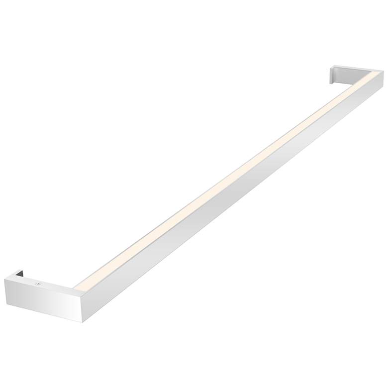 Image 1 Thin-Line 36" Wide 2-Light Bright Satin Aluminum LED Wall Bar