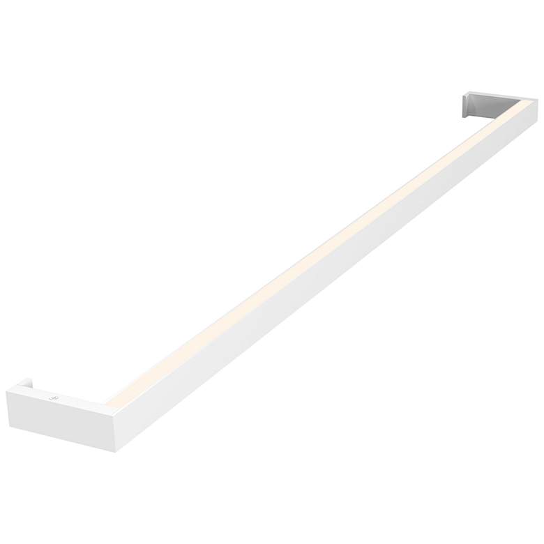 Image 1 Thin-Line 36" Wide 2-Light Satin White LED Wall Bar
