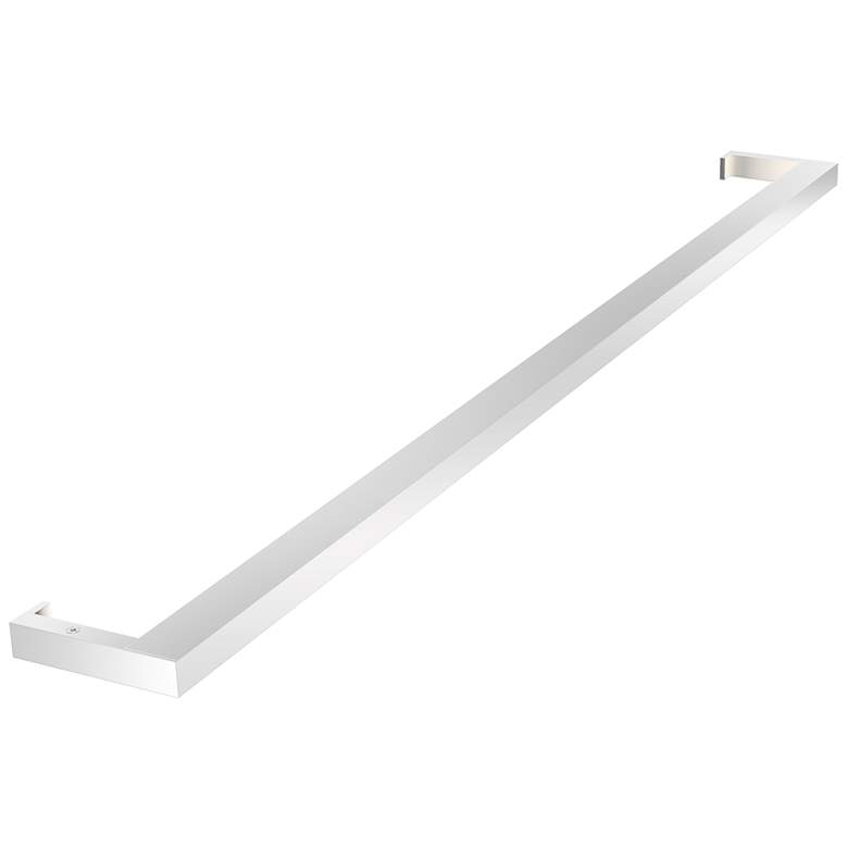 Image 1 Thin-Line 36" Wide Bright Satin Aluminum LED Wall Bar