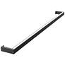 Thin-Line 36" Wide Satin Black LED Wall Bar