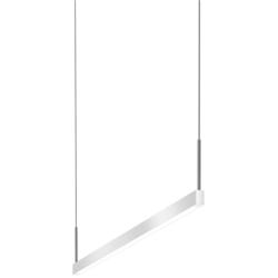 Thin-Line&#8482; 36&quot;W Satin Aluminum One-Sided LED Pendant