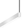 Thin-Line&#8482; 36"W Satin Aluminum One-Sided LED Pendant