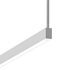 Image2 of Thin-Line 36"W White Two-Sided LED Kitchen Island Pendant more views