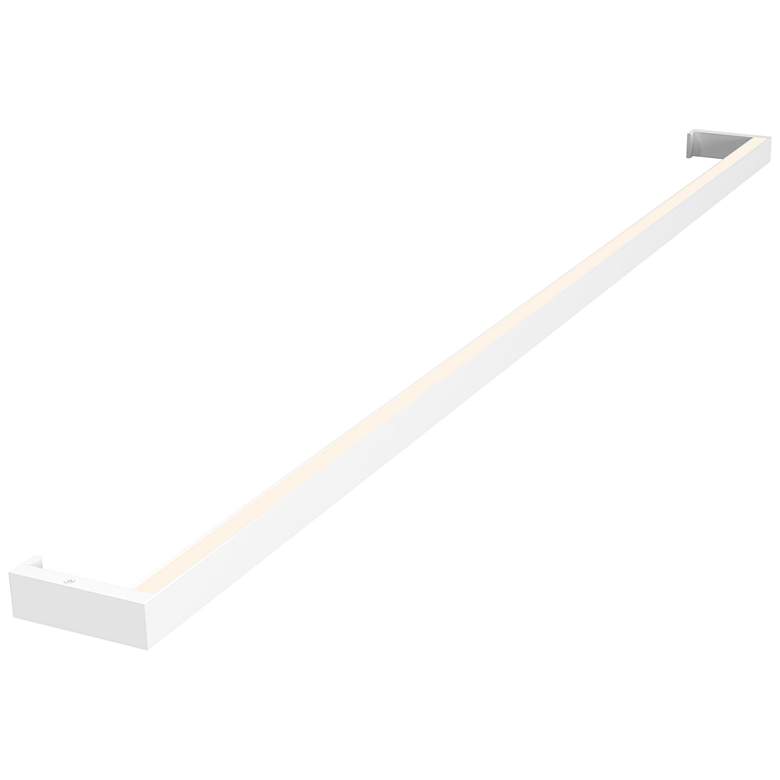 Image 1 Thin-Line 48" Wide 2-Light Satin White LED Wall Bar