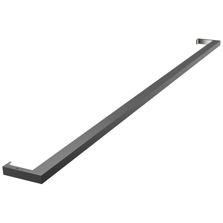 Image 1 Thin-Line 48 inch Wide Satin Black LED Wall Bar