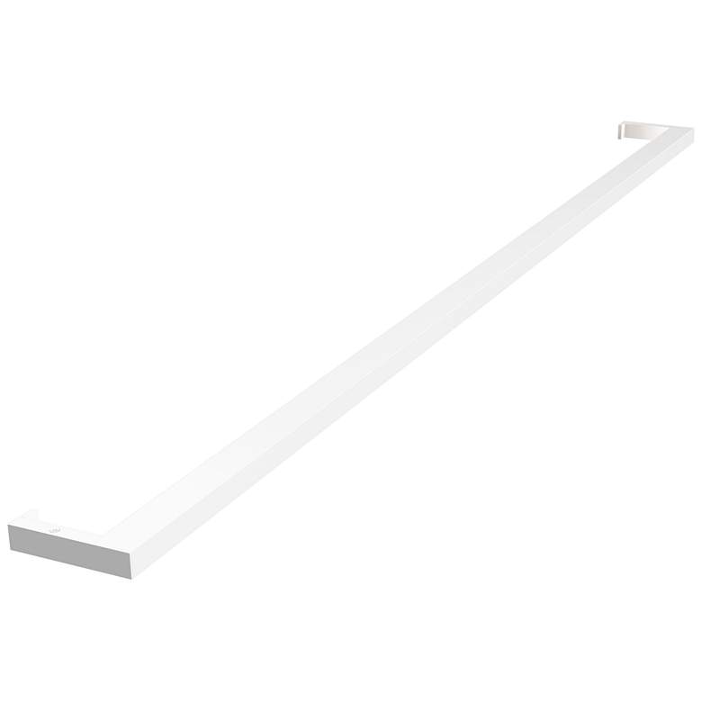 Image 1 Thin-Line 48" Wide Satin White LED Wall Bar