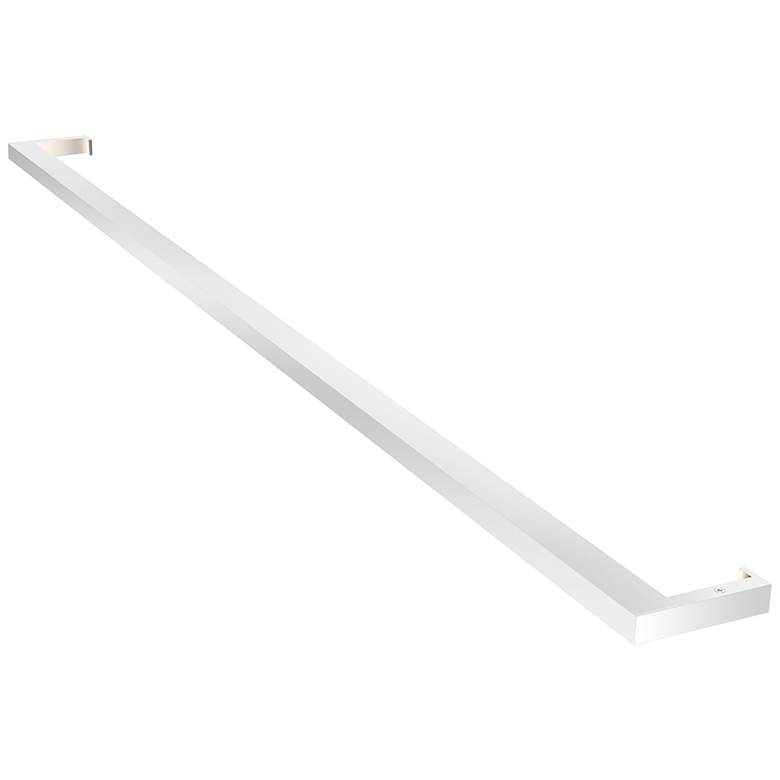 Image 1 Thin-Line 48"W Satin Aluminum Indirect 2700K LED Bath Light