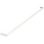 Thin-Line 72" Wide 2-Light Satin White LED Wall Bar