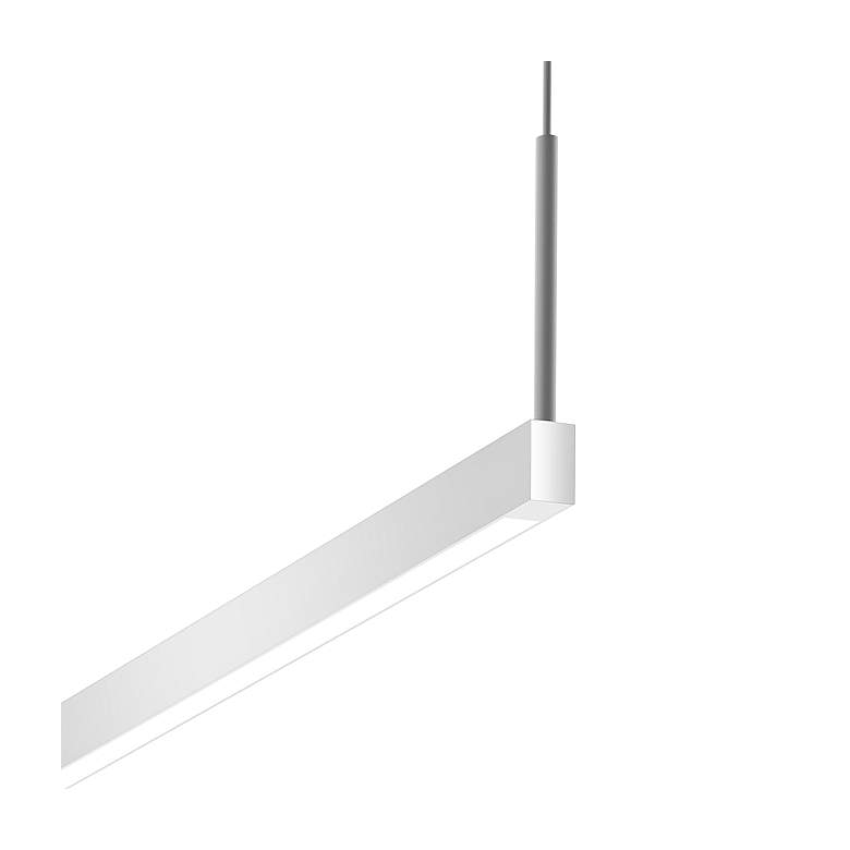 Image 2 Thin-Line 72 inch Wide Aluminum Two-Side LED Modern Kitchen Island Pendant more views