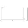 4_Thin-Line 72" Wide Satin Black LED Linear Pendant Light more views