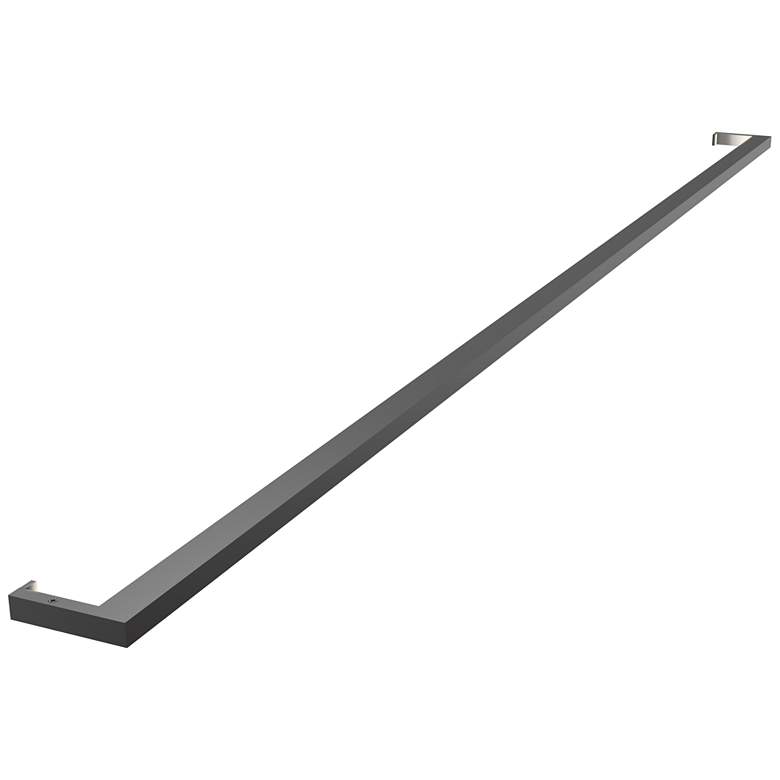 Image 1 Thin-Line 72" Wide Satin Black LED Wall Bar