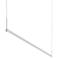 Thin.Line 72" Wide Satin White One-Sided LED Pendant