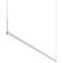 Thin.Line 72" Wide Satin White Two-Sided 2700K LED Pendant