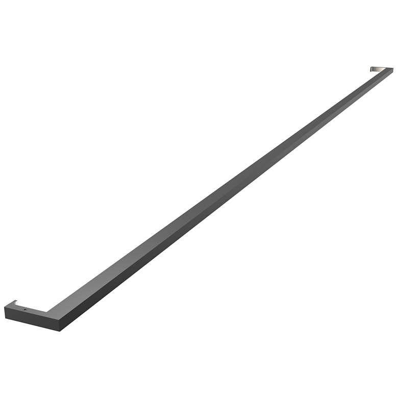 Image 1 Thin-Line 96" Wide Satin Black LED Wall Bar