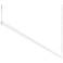 Thin-Line 96" Wide Satin White One-Sided LED Pendant