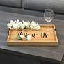 This Is US" Decorative Wood Serving Tray