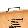 This Is US" Decorative Wood Serving Tray