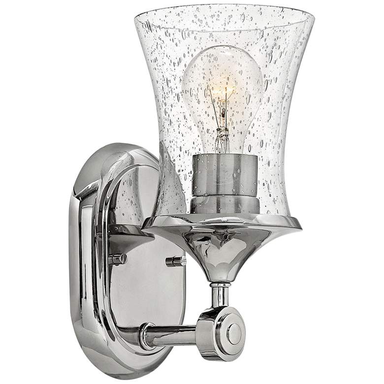Image 2 Thistledown 10 1/2" High Polished Nickel Wall Sconce