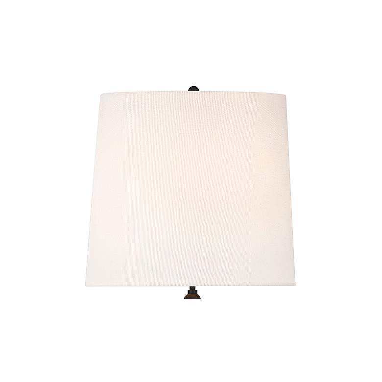 Image 3 Thomas O'Brien Capri 64 1/4" Aged Iron 2-Light LED Floor Lamp more views