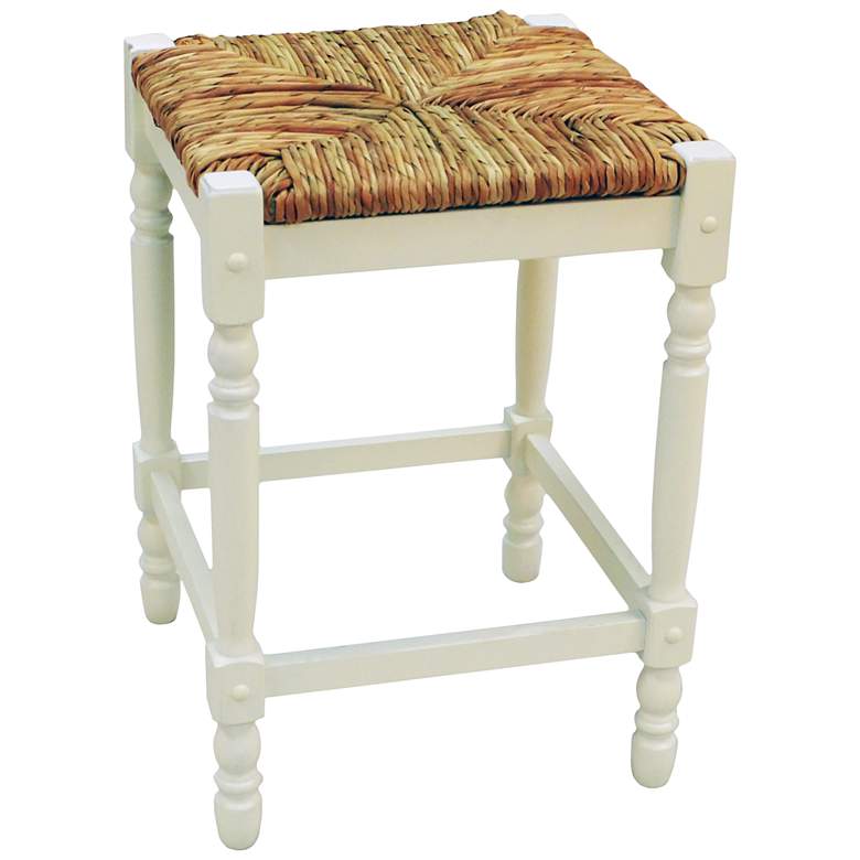 Image 1 Thomasville 23 3/4 inch Antique White Counter Stool