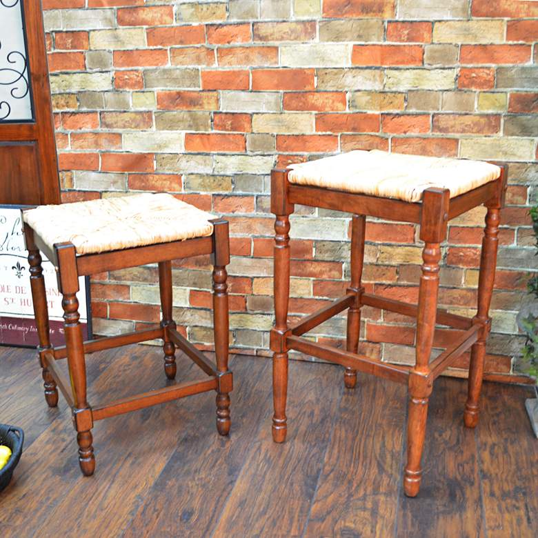 Thomasville 23 3/4&quot; Chestnut Counter Stool more views