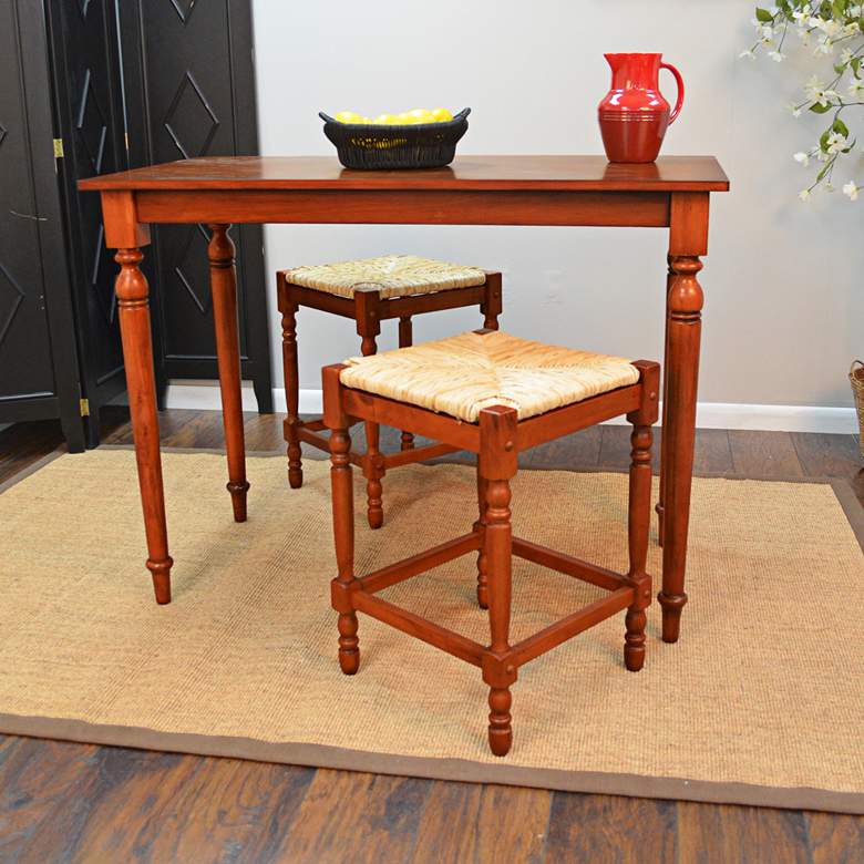 Thomasville 23 3/4&quot; Chestnut Counter Stool more views